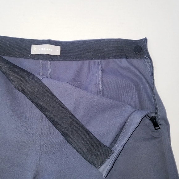 Everlane | The Side-Zip Stretch Cotton Pants, size 8‎ Gray - Picture 6 of 11